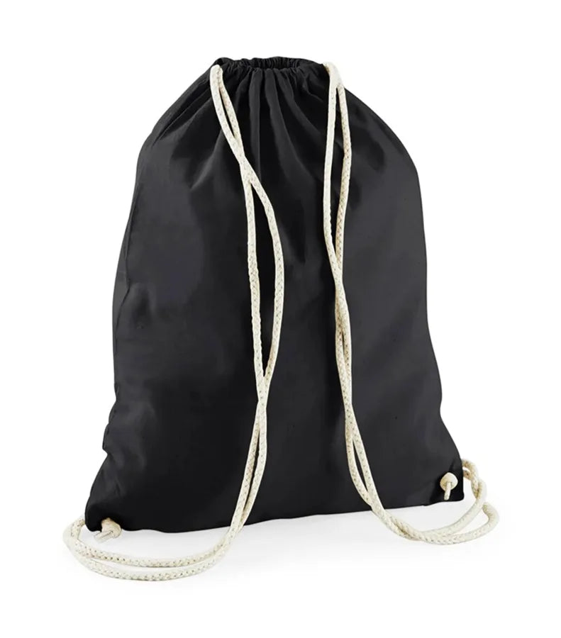 Recycled Cotton Gymsac Black/Natural