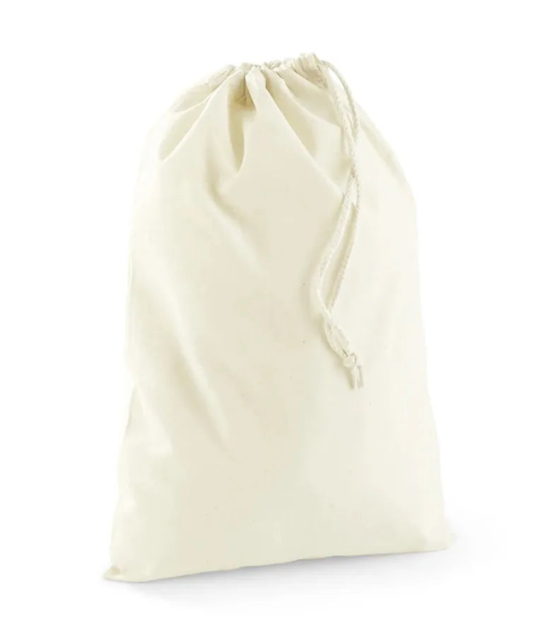Recycled Cotton Stuff Bag Natural