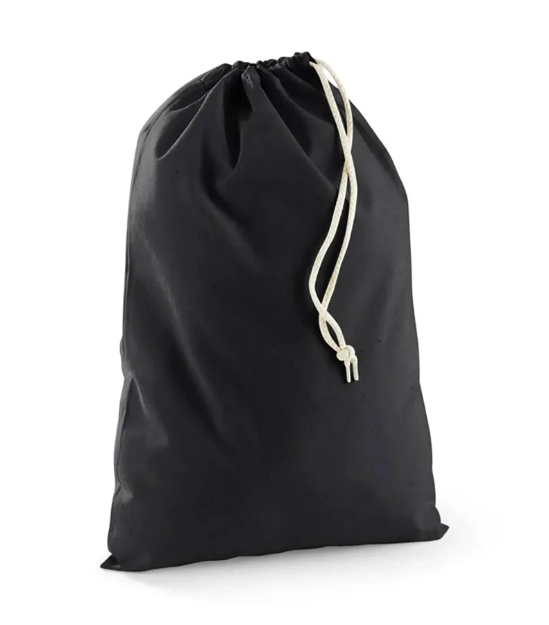 Recycled Cotton Stuff Bag Black/Natural