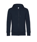 B&C KING Zipped Hood Navy