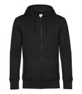 B&C KING Zipped Hood BlackPure