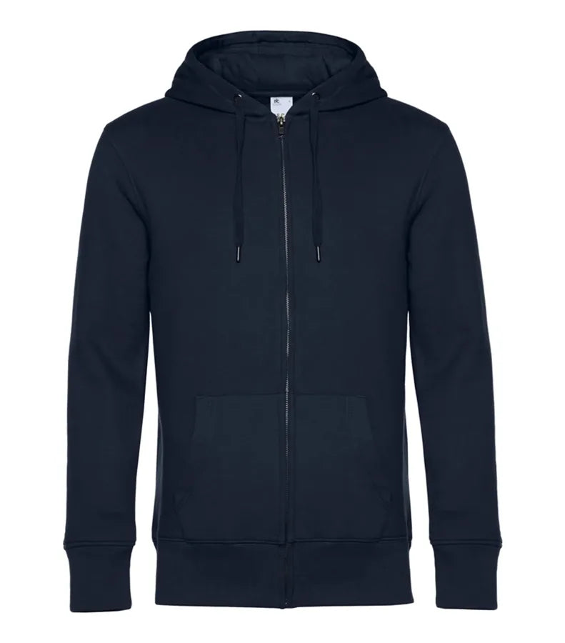 B&C KING Zipped Hood NavyBlue