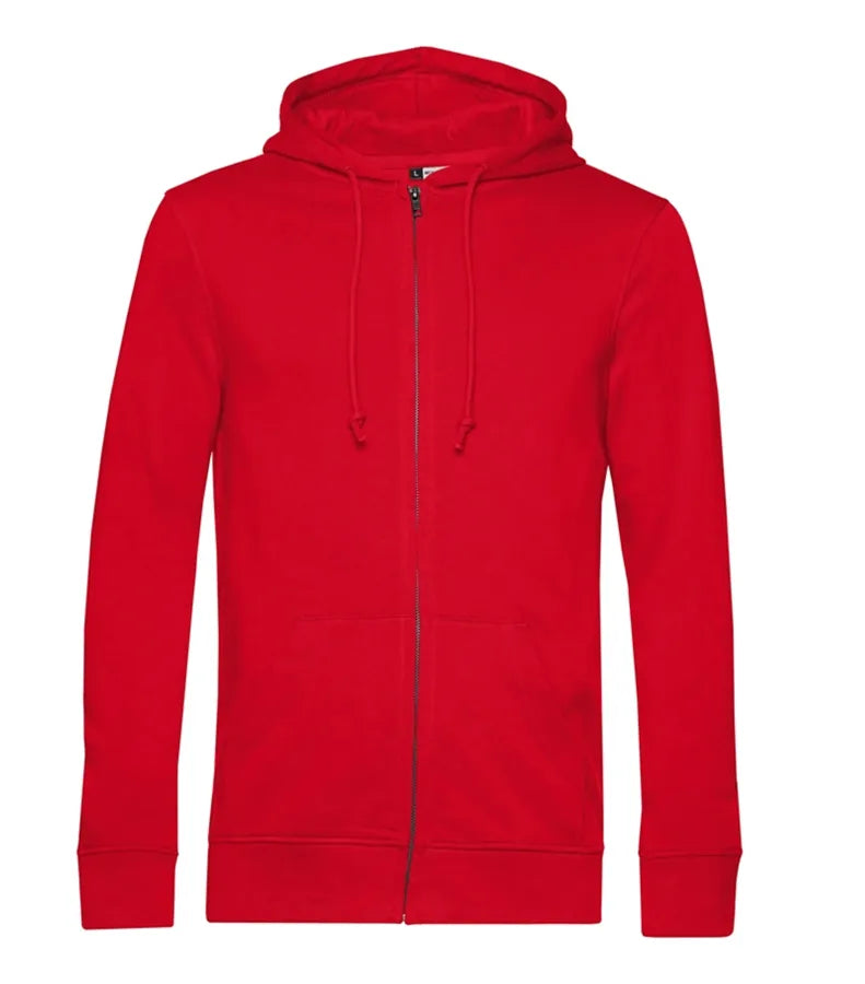 B&C INSPIRE Zipped Hood Red