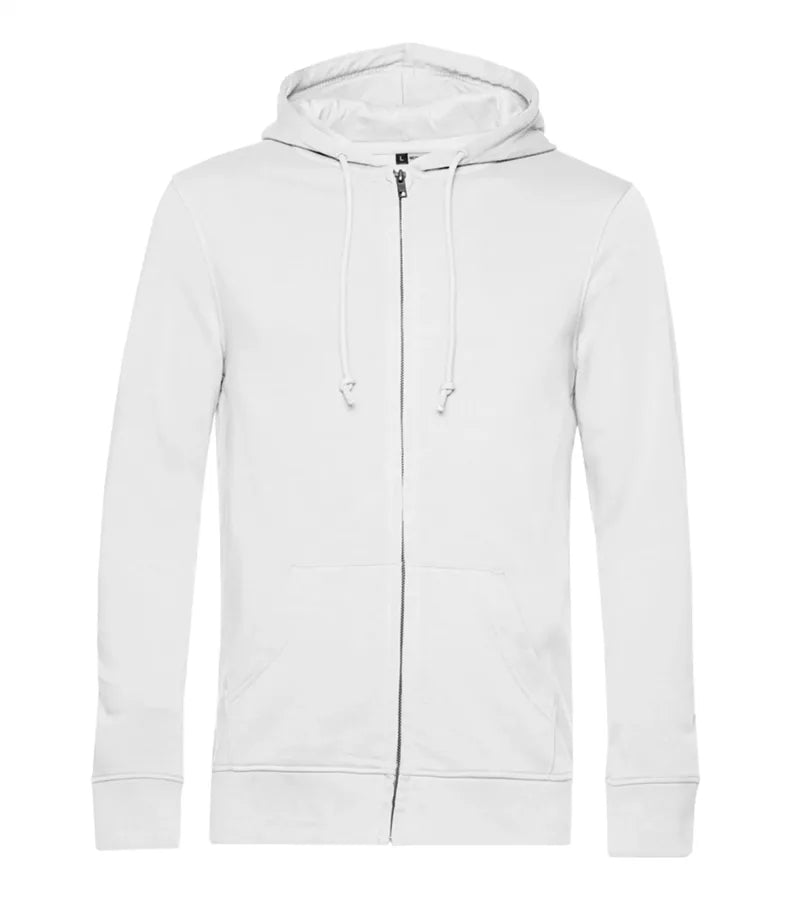 B&C INSPIRE Zipped Hood White