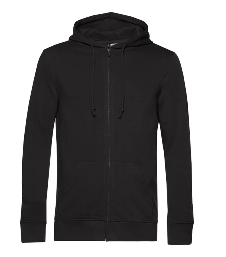 B&C INSPIRE Zipped Hood BlackPure