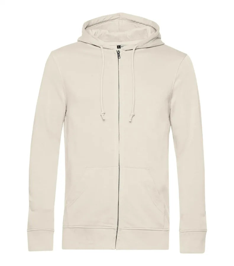 B&C INSPIRE Zipped Hood OffWhite