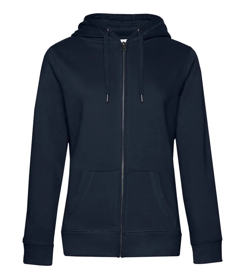 B&C QUEEN Zipped Hood NavyBlue