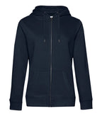 B&C QUEEN Zipped Hood NavyBlue