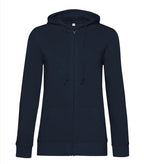 B&C INSPIRE Zipped Hood /women Navy