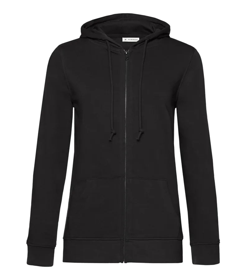 B&C INSPIRE Zipped Hood /women BlackPure