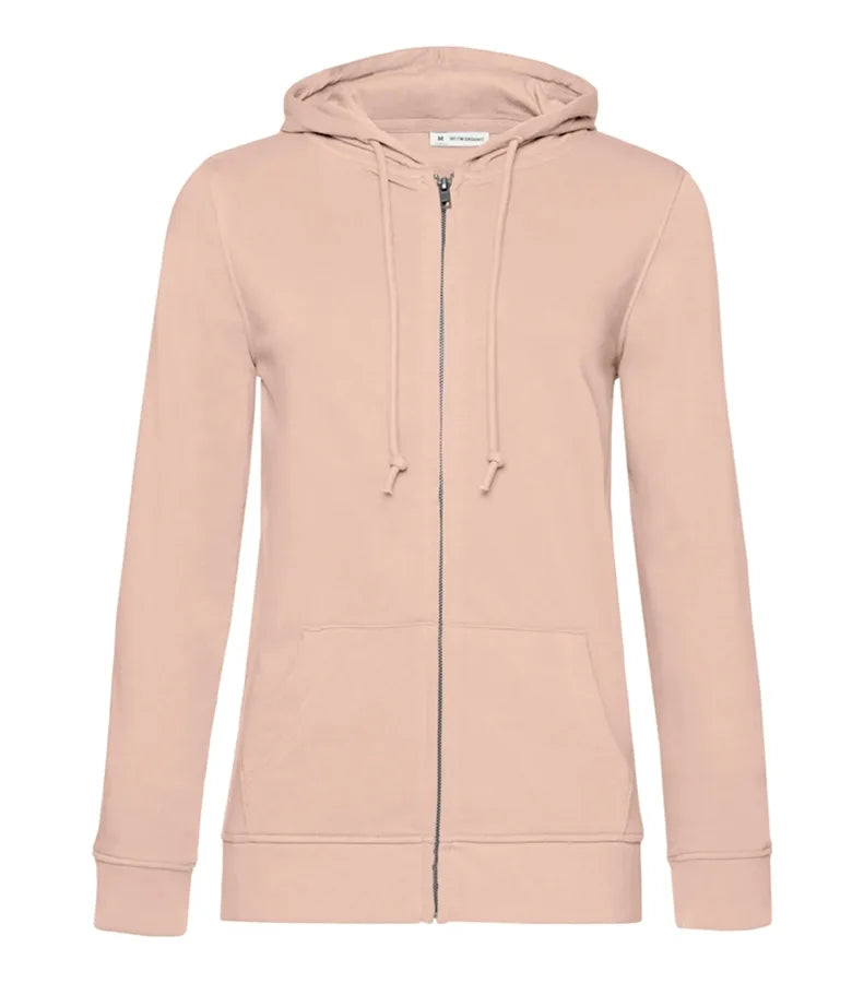 B&C INSPIRE Zipped Hood /women SoftRose