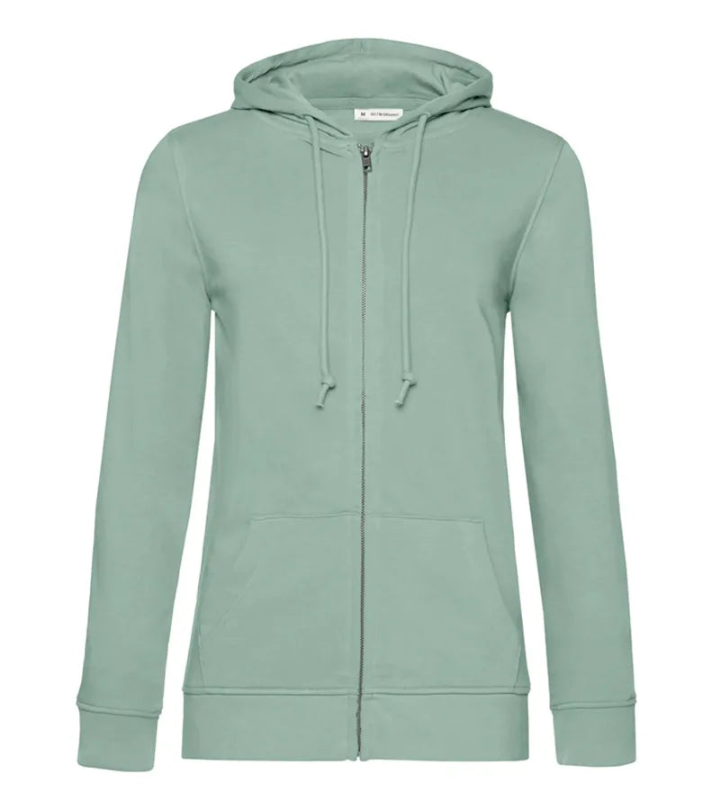 B&C INSPIRE Zipped Hood /women Sage