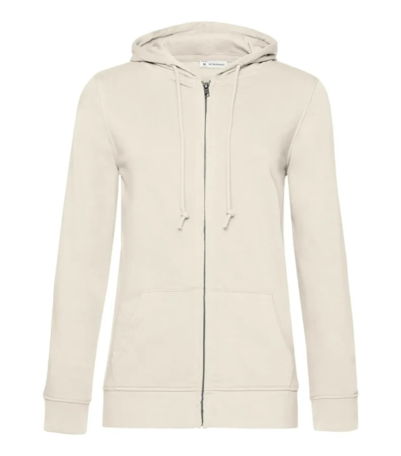 B&C INSPIRE Zipped Hood /women OffWhite