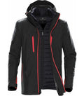 Matrix Softshell 3 in 1 Black/BrightRed