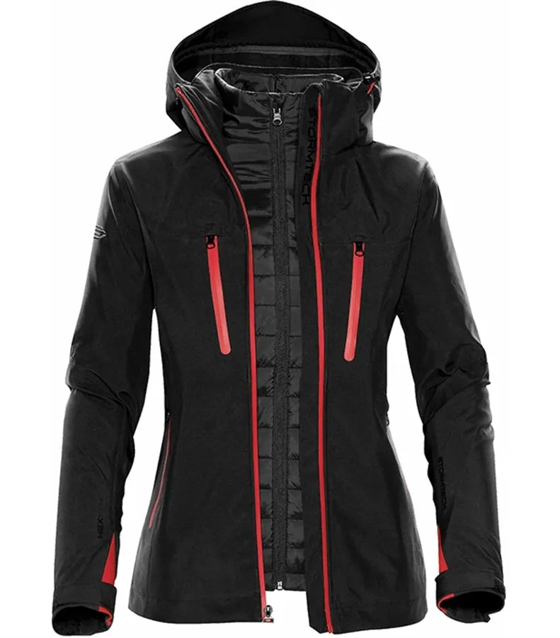 Women´s Matrix Softshell 3 in 1 Black/BrightRed