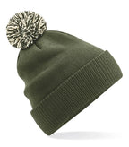 Snowstar® Beanie OliveGreen/Oatmeal