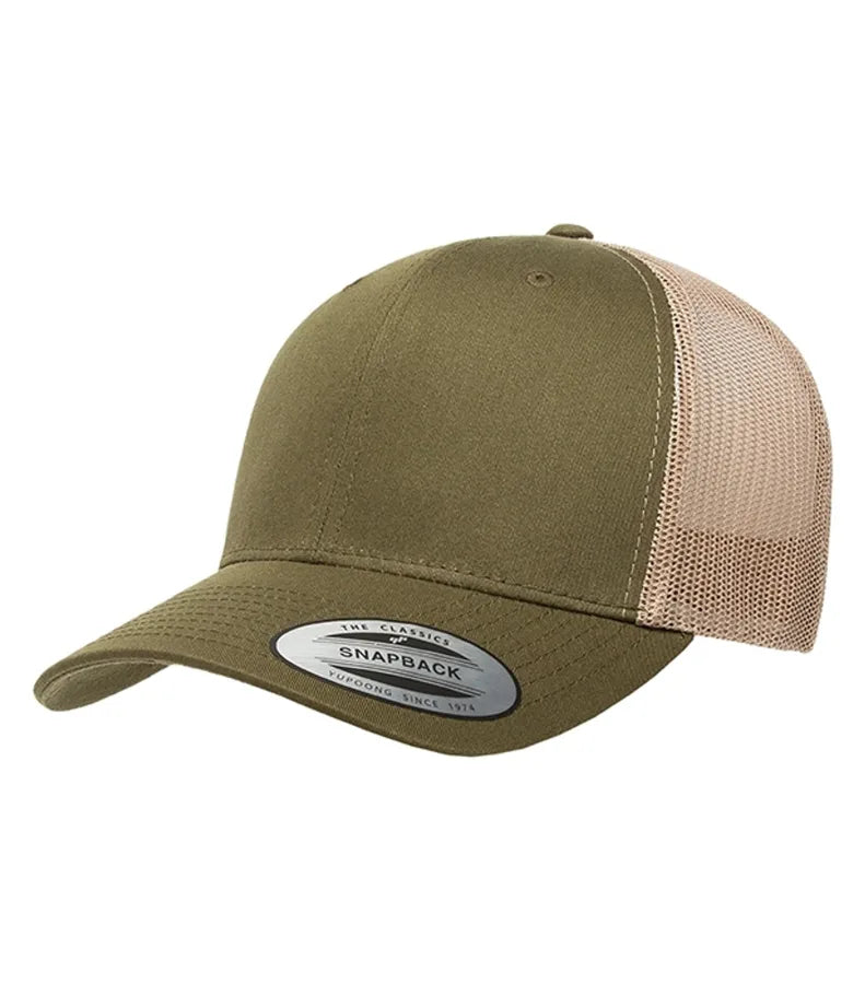 Retro Trucker 2-Tone Moss/Khaki