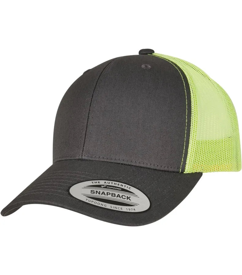 Retro Trucker 2-Tone Charcoal/NeonGreen