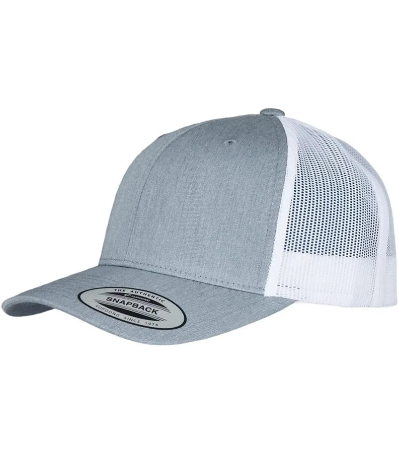 Retro Trucker 2-Tone Heather/White