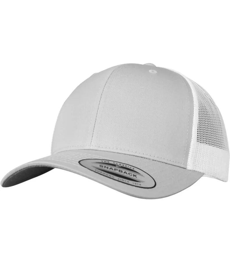 Retro Trucker 2-Tone Silver/White