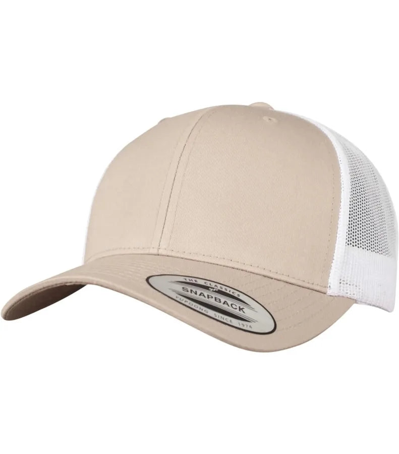 Retro Trucker 2-Tone Khaki/White