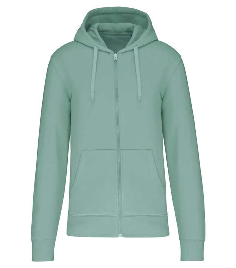 Men's Eco-Friendly Zip-Through Hoodie Sage