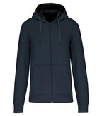 Men's Eco-Friendly Zip-Through Hoodie Navy