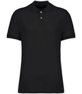 Men's Eco-Friendly Piqué Knit Polo Shirt Black