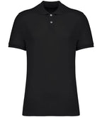 Men's Eco-Friendly Piqué Knit Polo Shirt Black