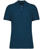 Men's Eco-Friendly Piqué Knit Polo Shirt PeacockBlue