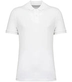 Men's Eco-Friendly Piqué Knit Polo Shirt White