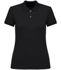 Ladies' Eco-Friendly Piqué Knit Polo Shirt Black