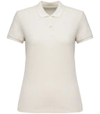 Ladies' Eco-Friendly Piqué Knit Polo Shirt Ivory