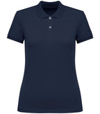 Ladies' Eco-Friendly Piqué Knit Polo Shirt NavyBlue