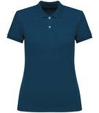 Ladies' Eco-Friendly Piqué Knit Polo Shirt PeacockBlue