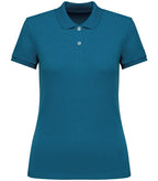 Ladies' Eco-Friendly Piqué Knit Polo Shirt BlueSapphire