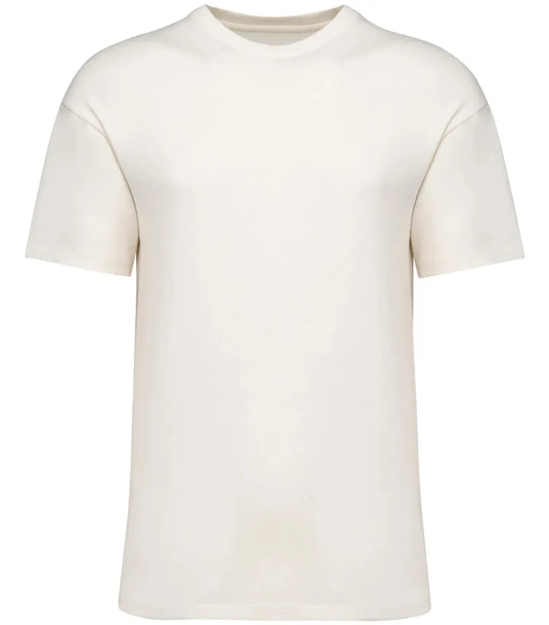 Unisex Eco-Friendly Dropped Shoulders T-shirt Ivory
