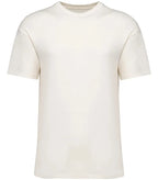 Unisex Eco-Friendly Dropped Shoulders T-shirt Ivory