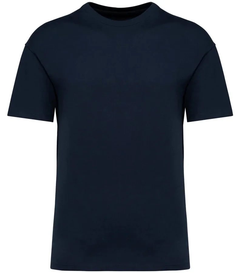 Unisex Eco-Friendly Dropped Shoulders T-shirt NavyBlue