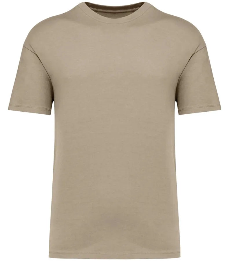 Unisex Eco-Friendly Dropped Shoulders T-shirt WetSand