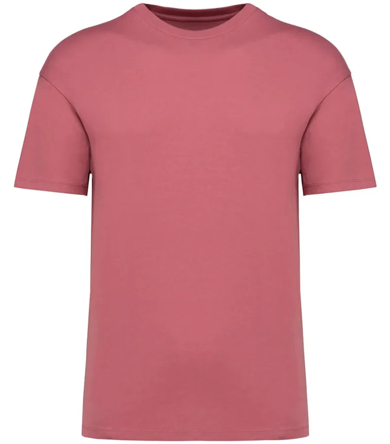 Unisex Eco-Friendly Dropped Shoulders T-shirt AntiqueRose