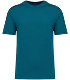 Unisex Eco-Friendly Dropped Shoulders T-shirt PeacockGreen
