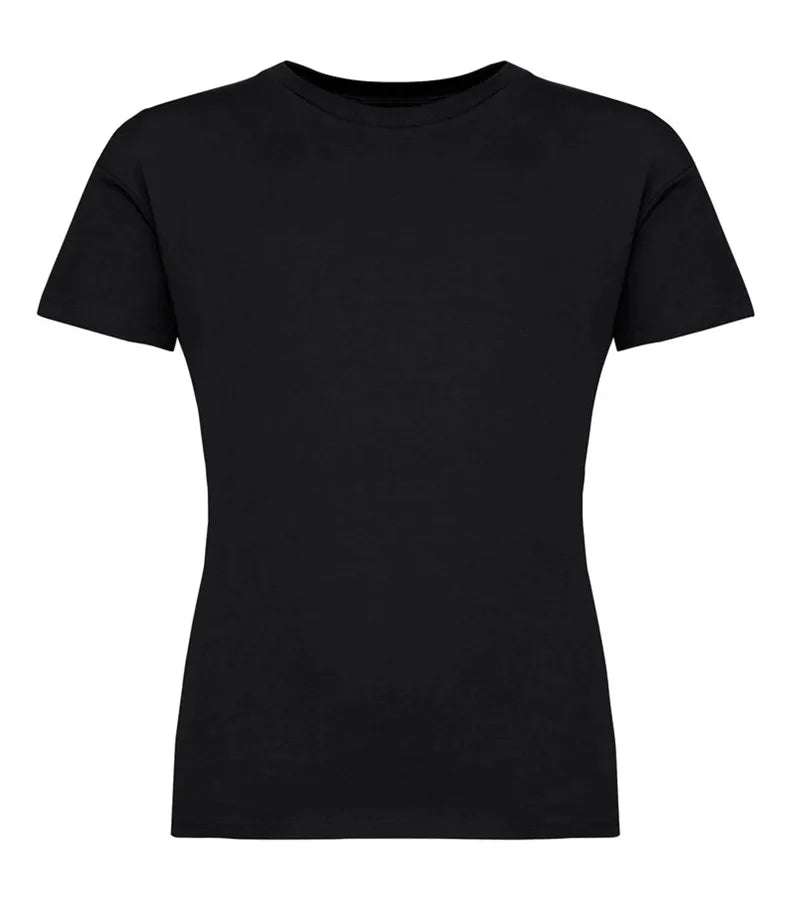 Eco-Friendly Kids' Dropped Shoulders T-shirt Black