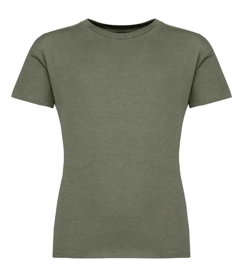 Eco-Friendly Kids' Dropped Shoulders T-shirt OrganicKhaki