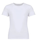 Eco-Friendly Kids' Dropped Shoulders T-shirt White
