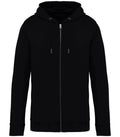 Unisex zip-up hooded sweatshirt 350gsm Black