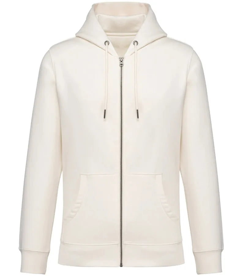 Unisex zip-up hooded sweatshirt 350gsm Ivory