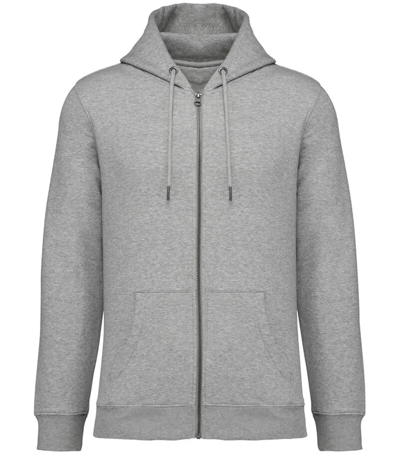 Unisex zip-up hooded sweatshirt 350gsm MoonGreyHeather