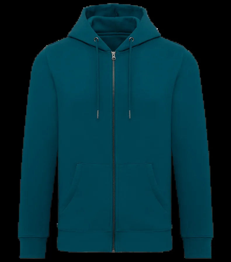 Unisex zip-up hooded sweatshirt 350gsm PeacockGreen