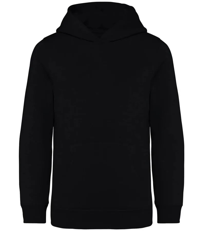 Kids hooded sweatshirt 350gsm Black